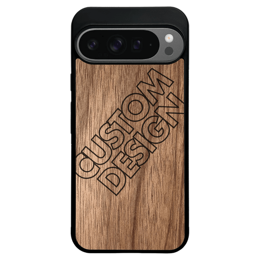 Custom Design Walnut Google Pixel 10 Pro XL Case