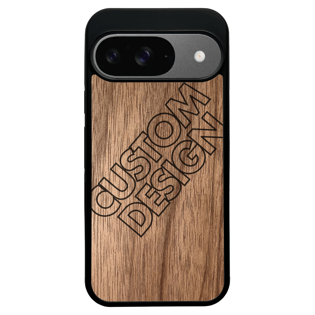 Custom Design Walnut Google Pixel 10 Case