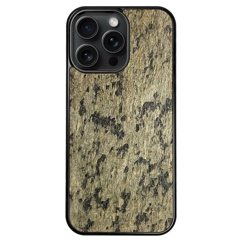 Golden Black Stone iPhone 14 Pro Max Case