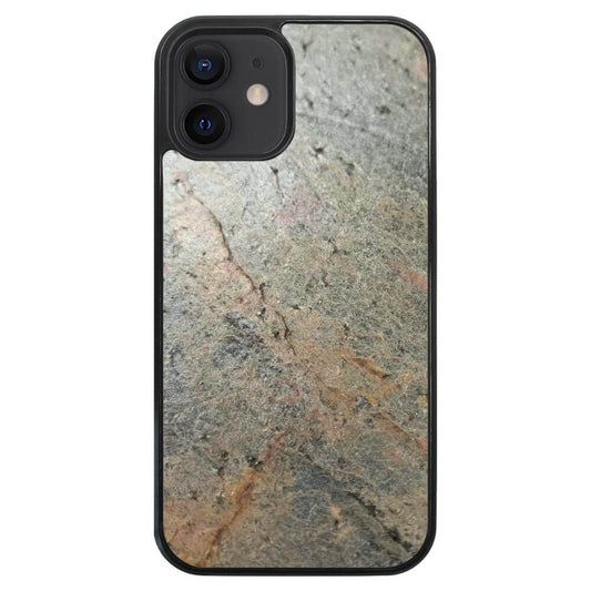 Silver Green Stone iPhone 12 Case