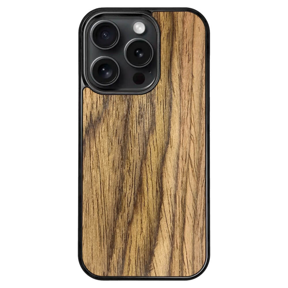 European walnut iPhone 15 Pro Case