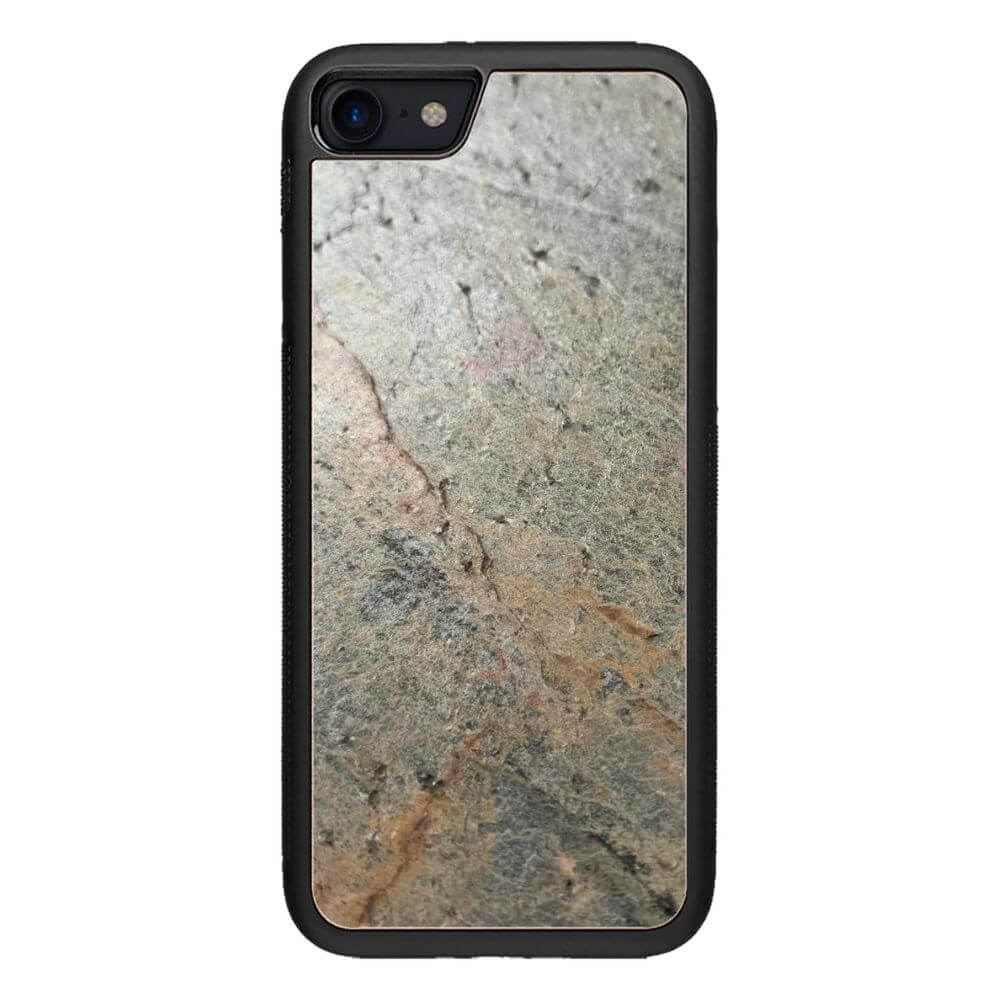 Silver Green Stone iPhone SE 2022 Case