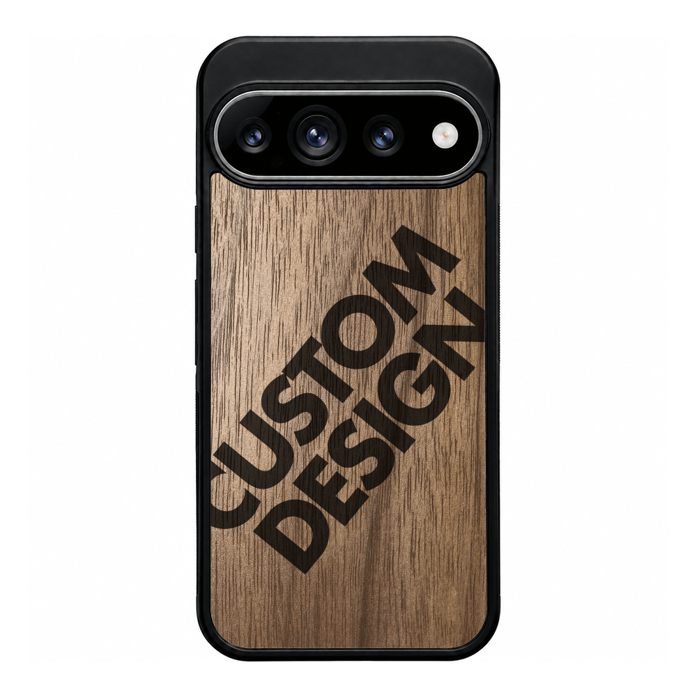 Custom Design Walnut Pixel 11 Pro Case
