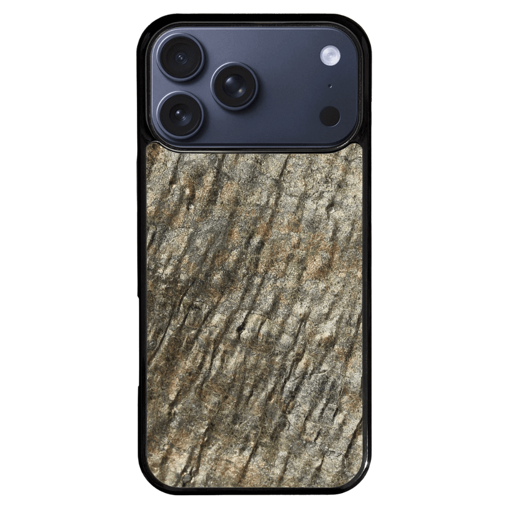 Silver Brown Stone iPhone 17 Pro Max Case