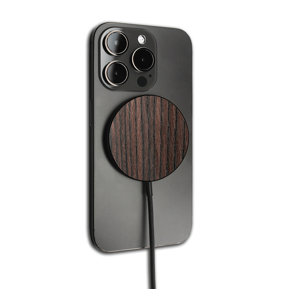 Indian Rosewood MagSafe wireless charger