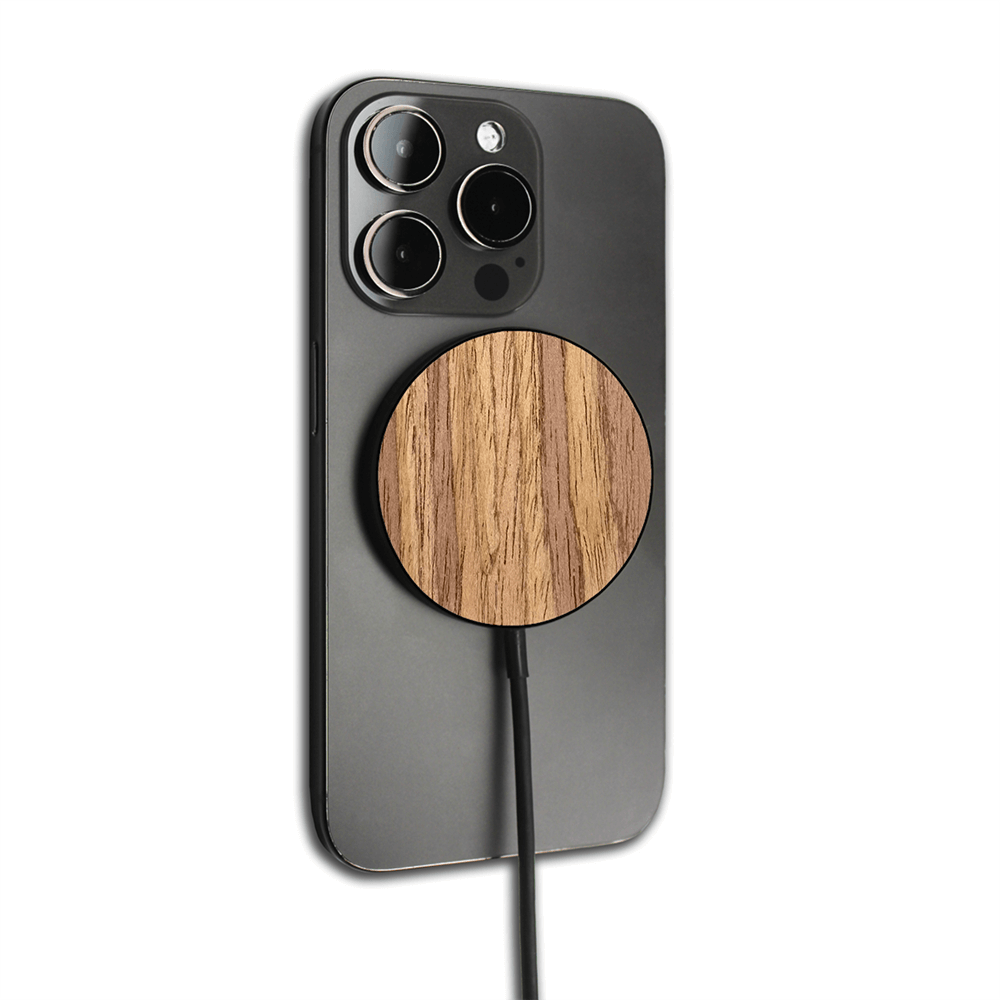 Italian Walnut MagSafe wireless charger