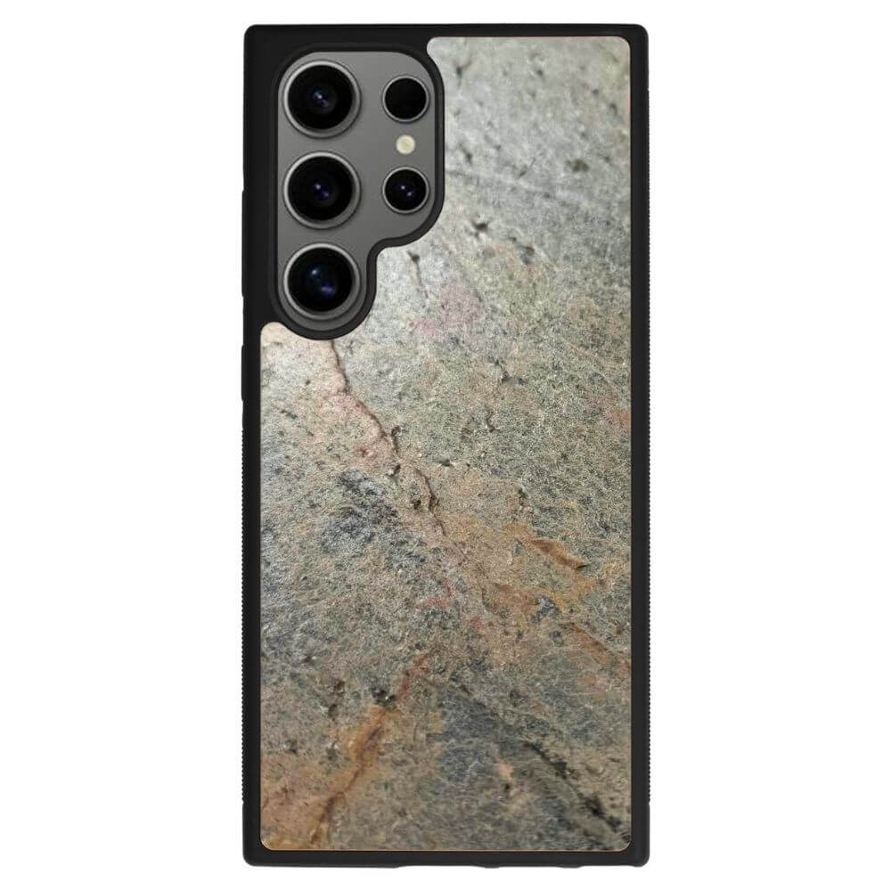 Silver Green Stone Galaxy S25 Ultra Case