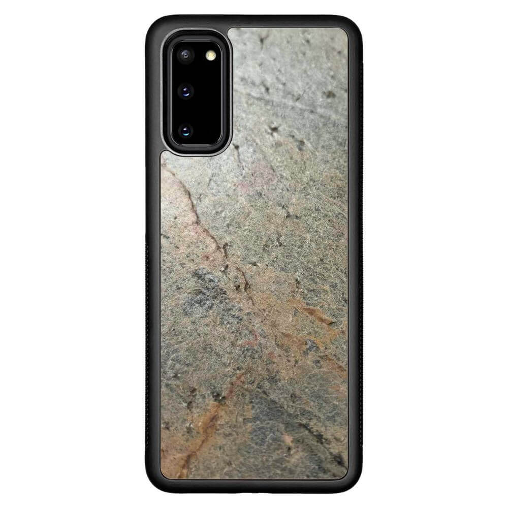 Silver Green Stone Galaxy S20 Case