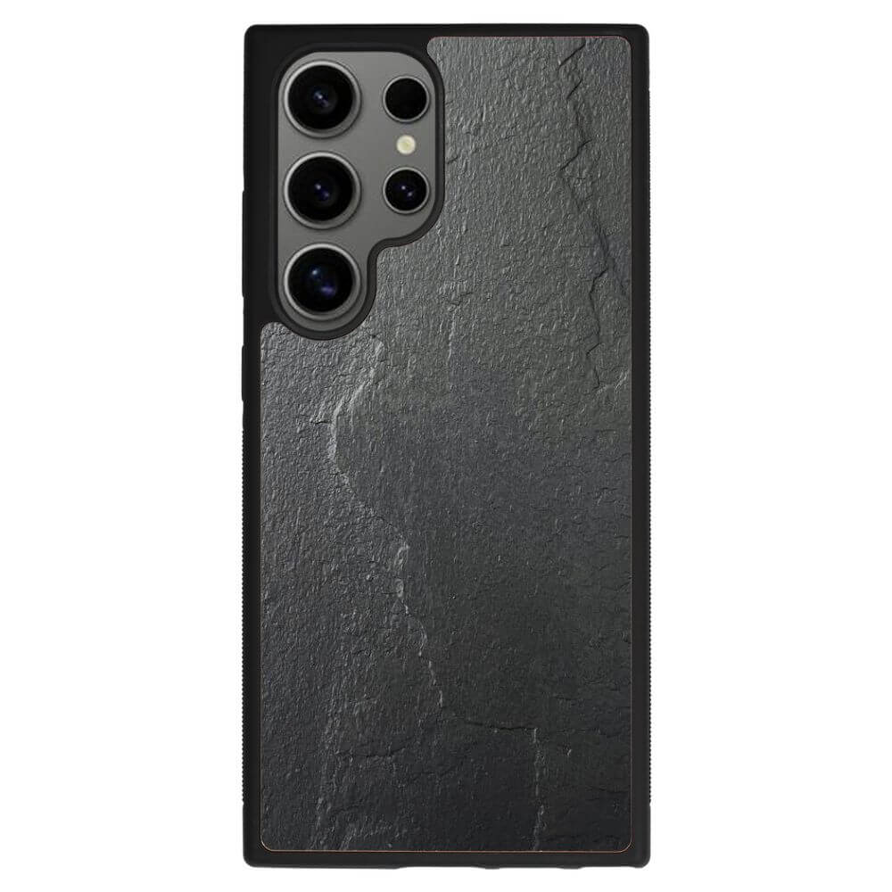 Black Stone Galaxy S25 Ultra Case
