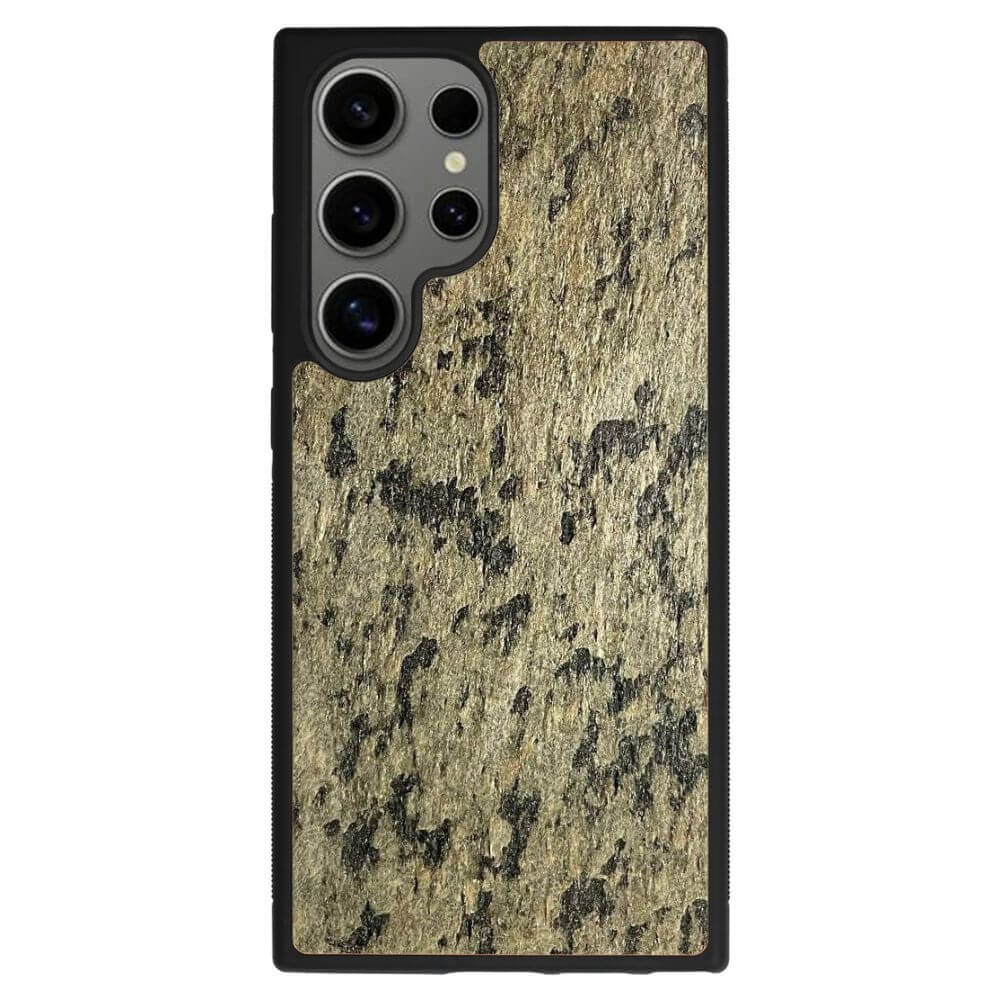 Golden Black Stone Galaxy S25 Ultra Case