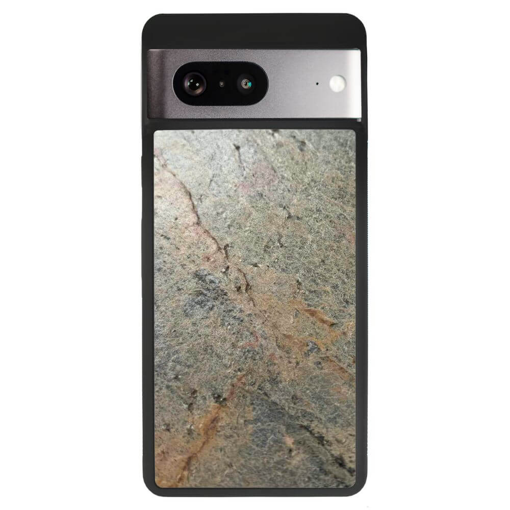 Silver Green Stone Pixel 7 Case