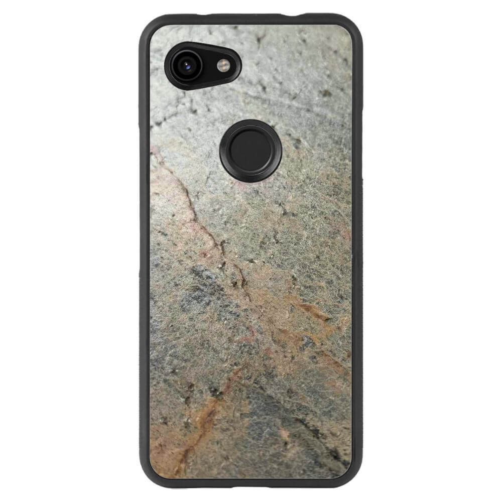 Silver Green Stone Pixel 3A Case