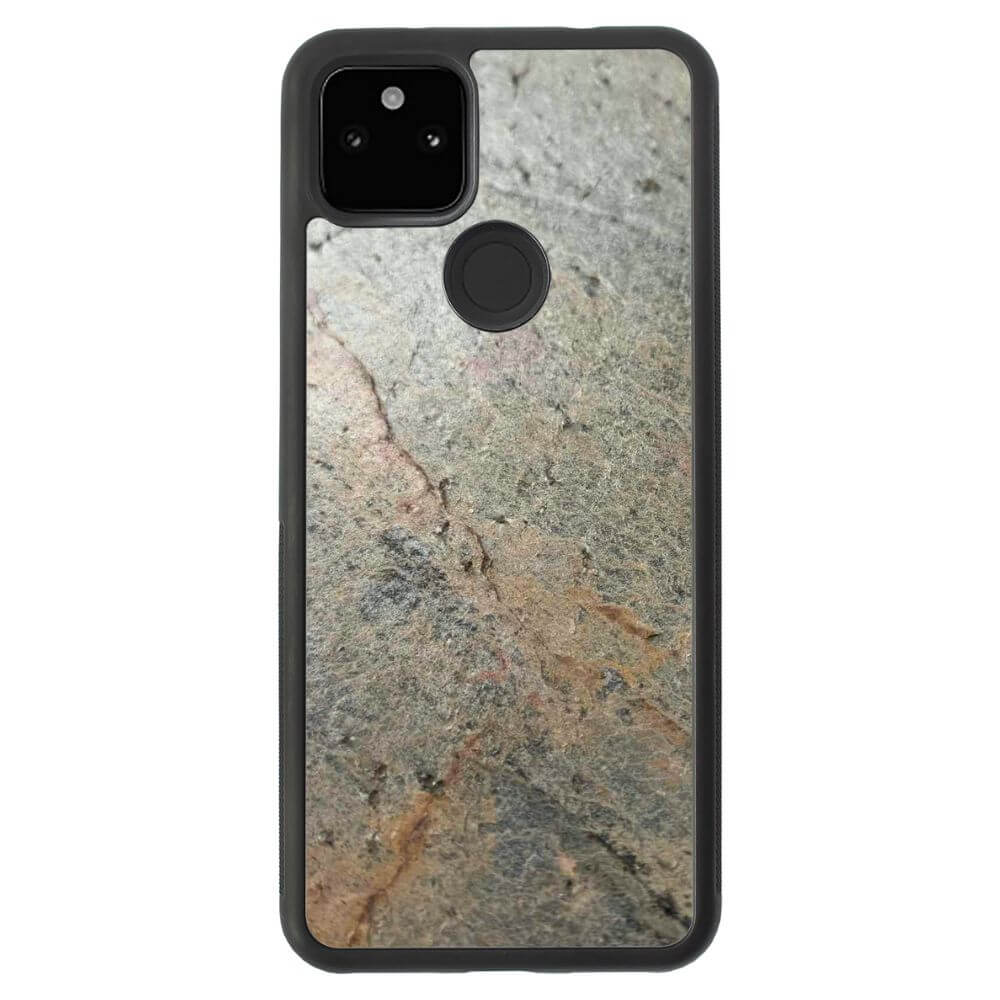 Silver Green Stone Pixel 5A 5G Case