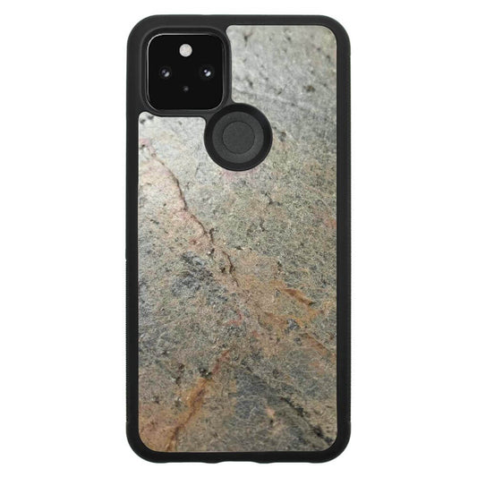 Silver Green Stone Pixel 5 Case