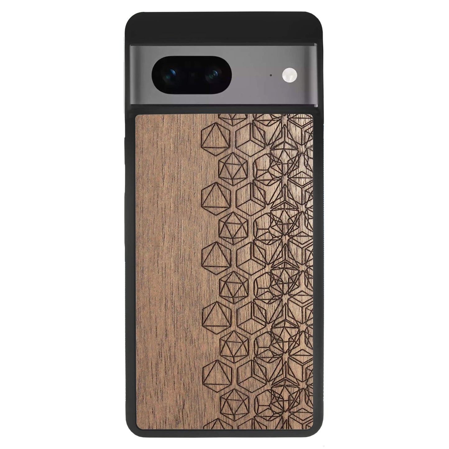 Wooden Case for Google Pixel 7 Geometric