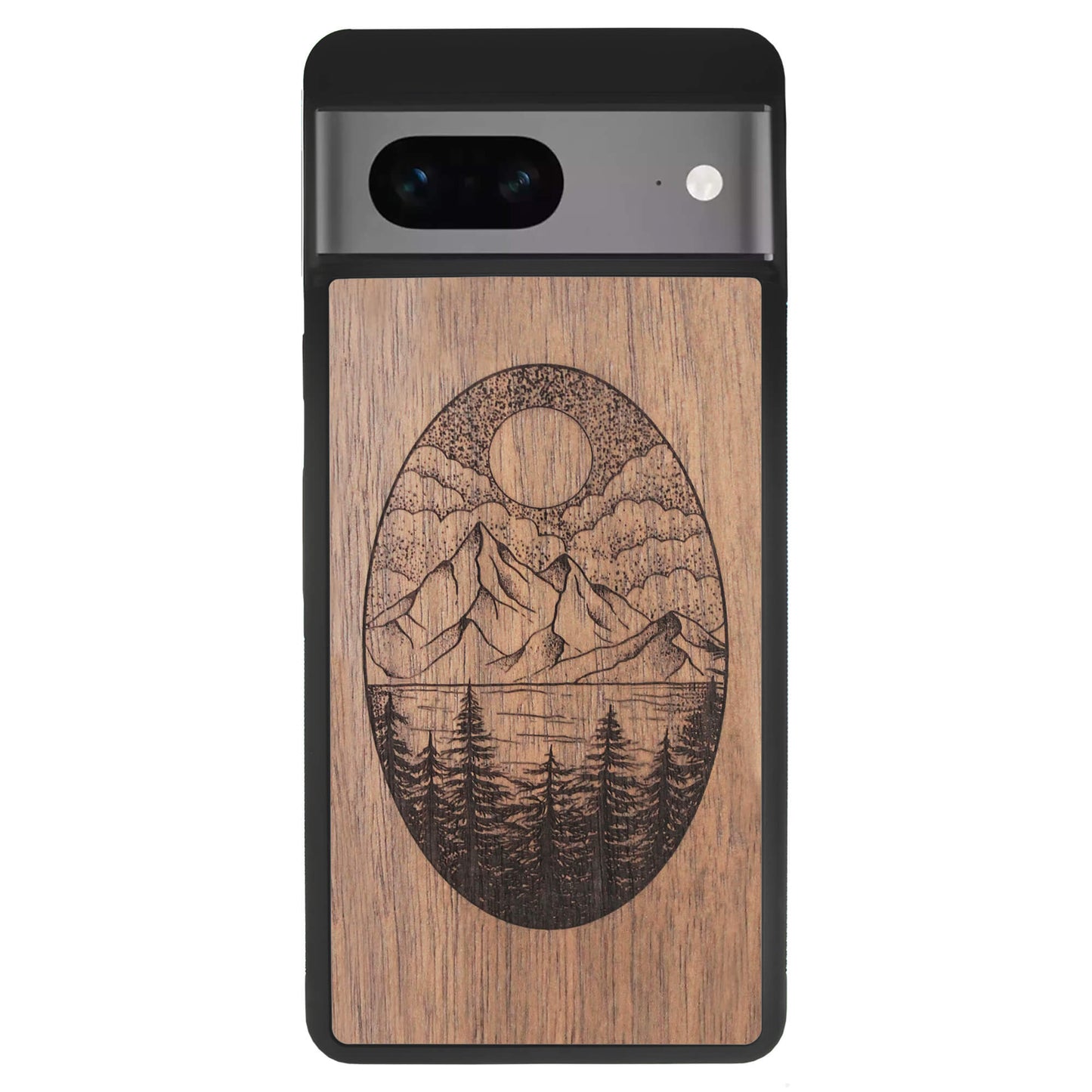 Wooden Case for Google Pixel 7 Landscape