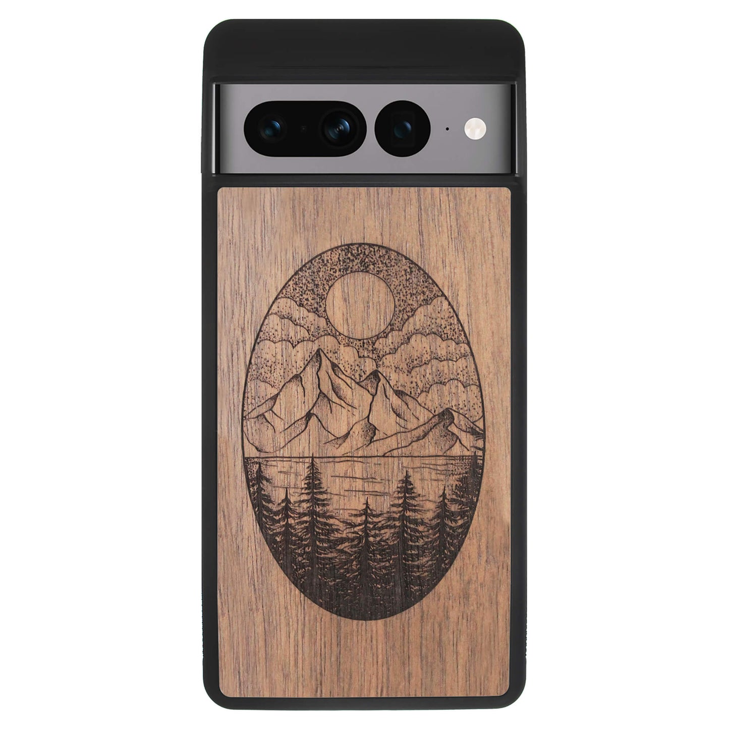 Wooden Case for Google Pixel 7 Pro Landscape