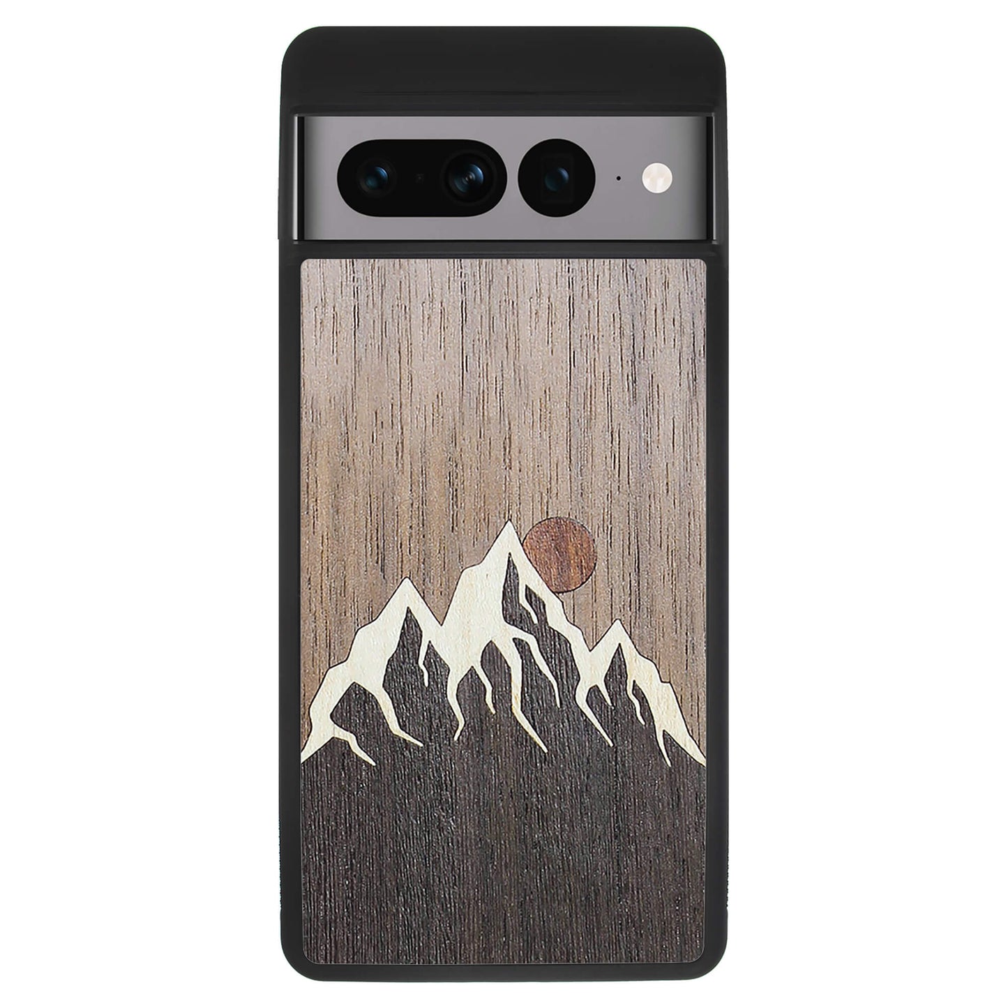 Wooden Case for Google Pixel 7 Pro Mountain