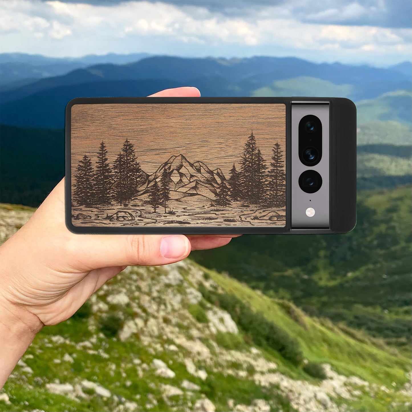 Wood Google Pixel 7 Pro Case Nature