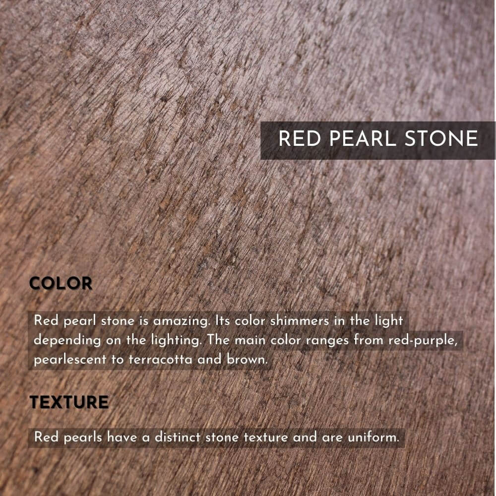 Red Pearl Stone iPhone XS Case