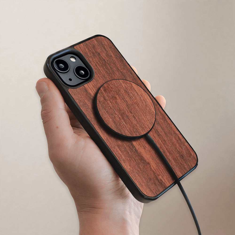 Sapele MagSafe wireless charger