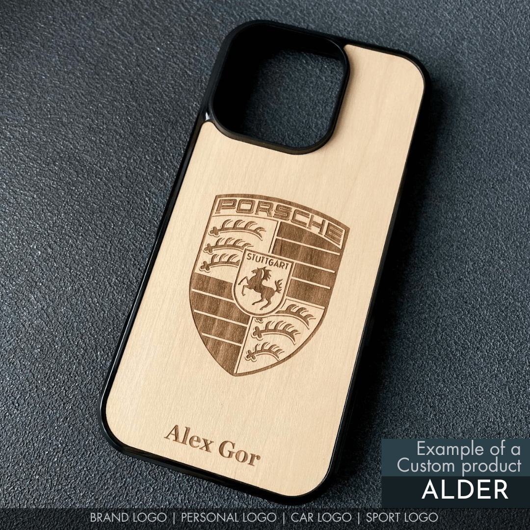 Custom Design Alder iPhone Case