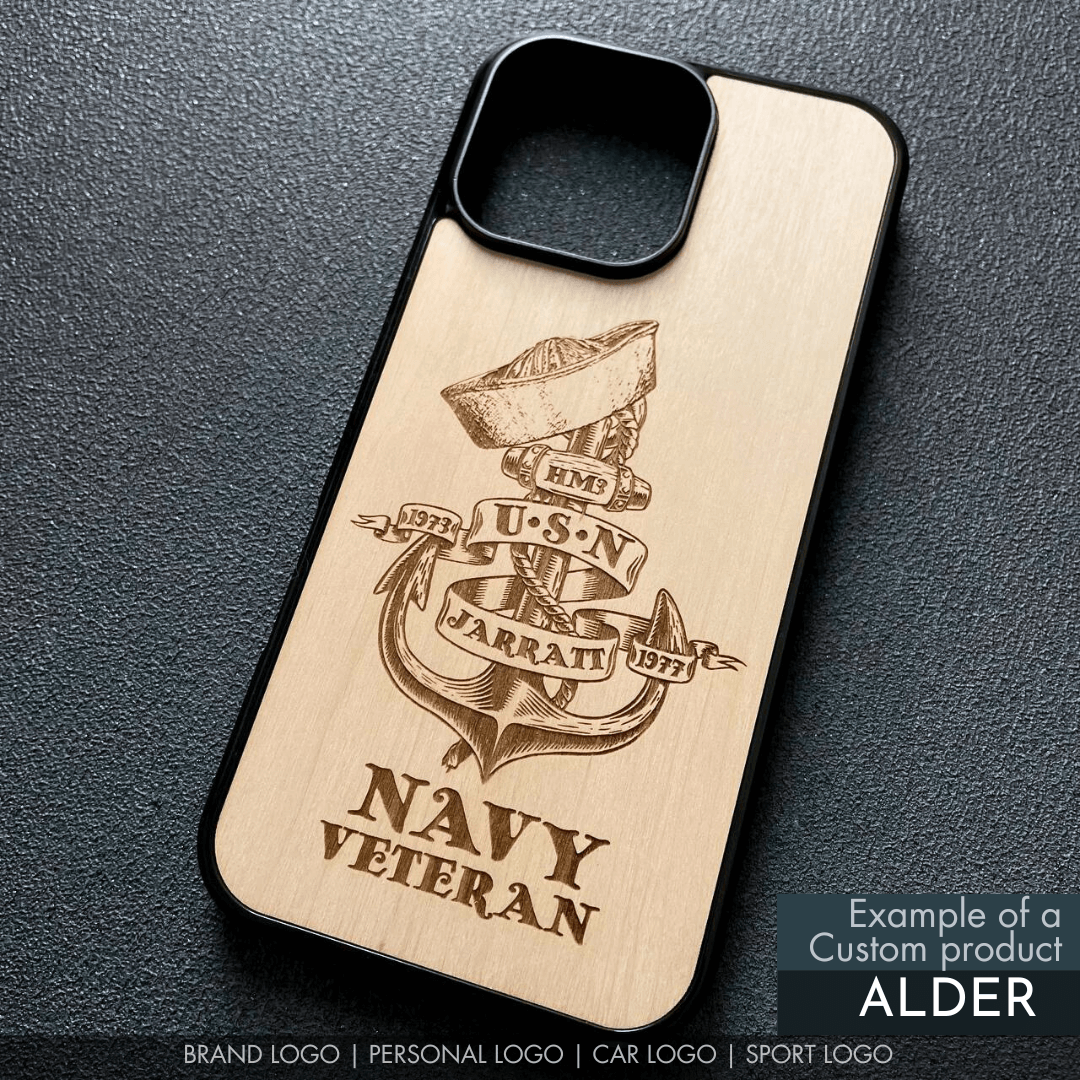 Custom Design Alder iPhone Case