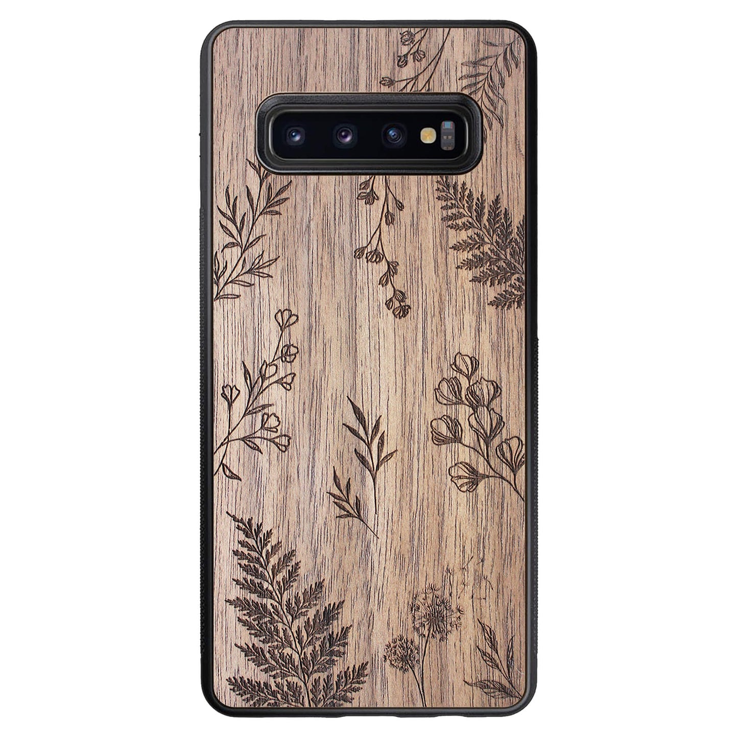 Wooden Case for Samsung Galaxy S10 Plus Botanical