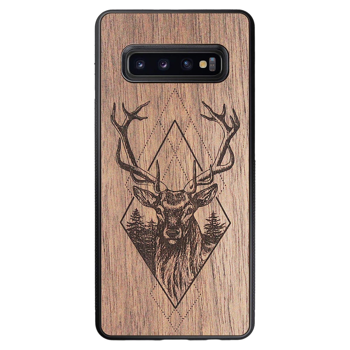 Wooden Case for Samsung Galaxy S10 Plus Deer