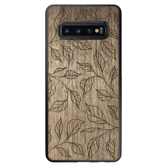 Wooden Case for Samsung Galaxy S10 Plus Botanical Leaves