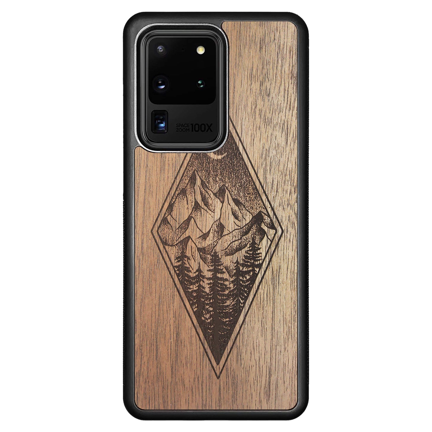 Wooden Case for Samsung Galaxy S20 Ultra Mountain Night