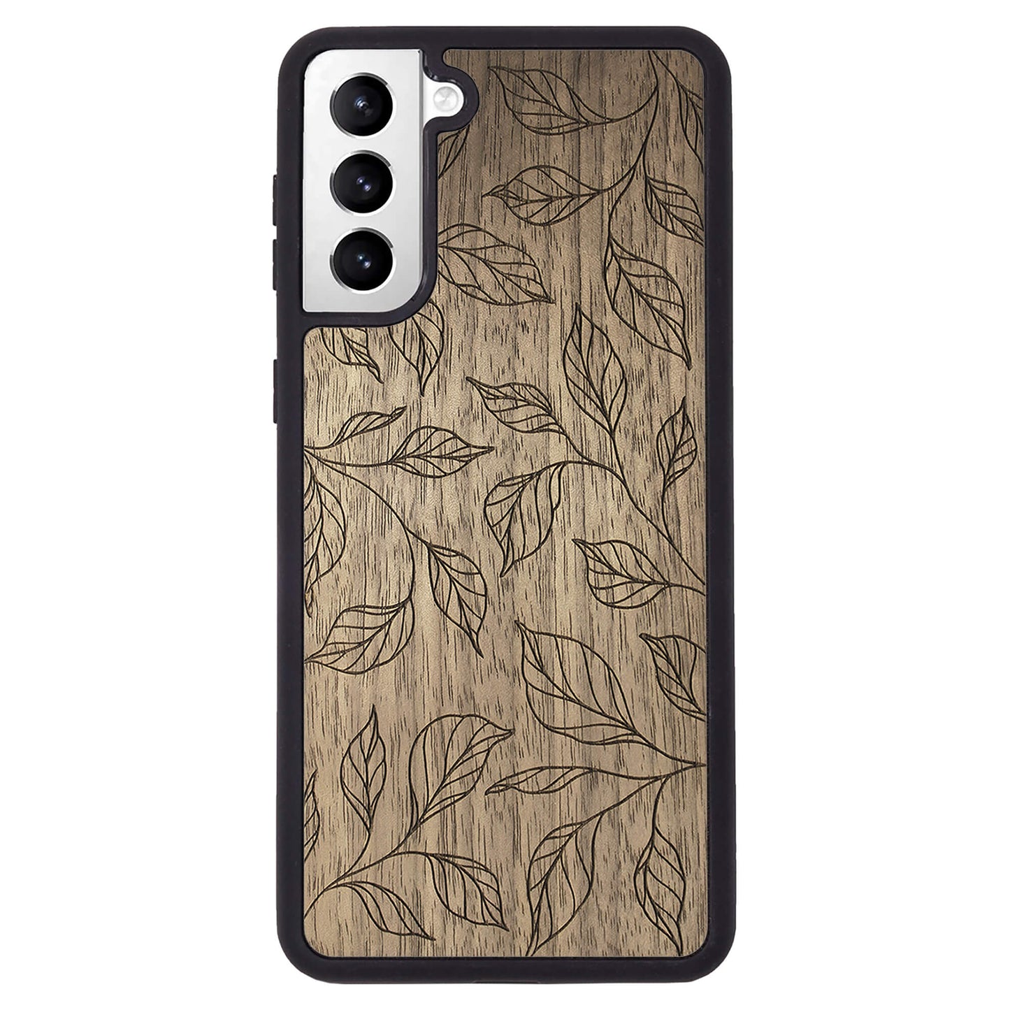 Wooden Case for Samsung Galaxy S21 Plus Botanical Leaves