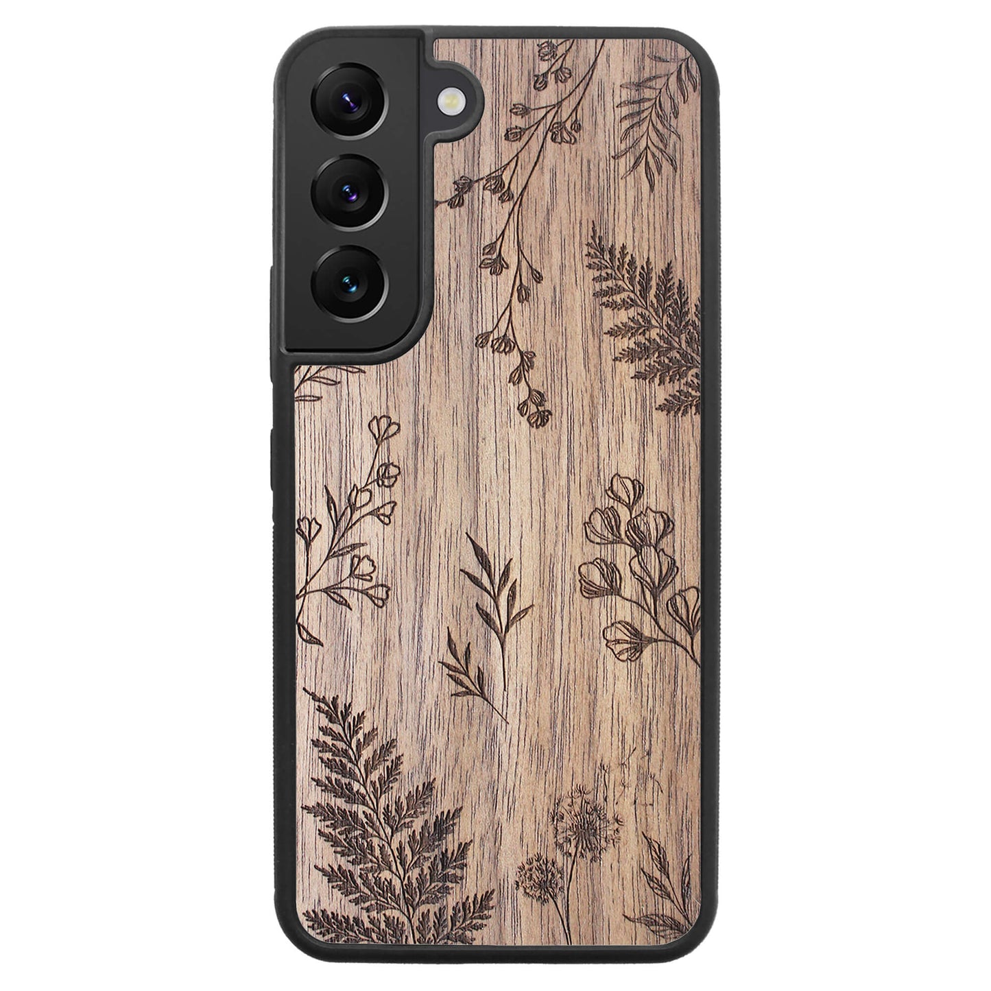 Wooden Case for Samsung Galaxy S22 Botanical