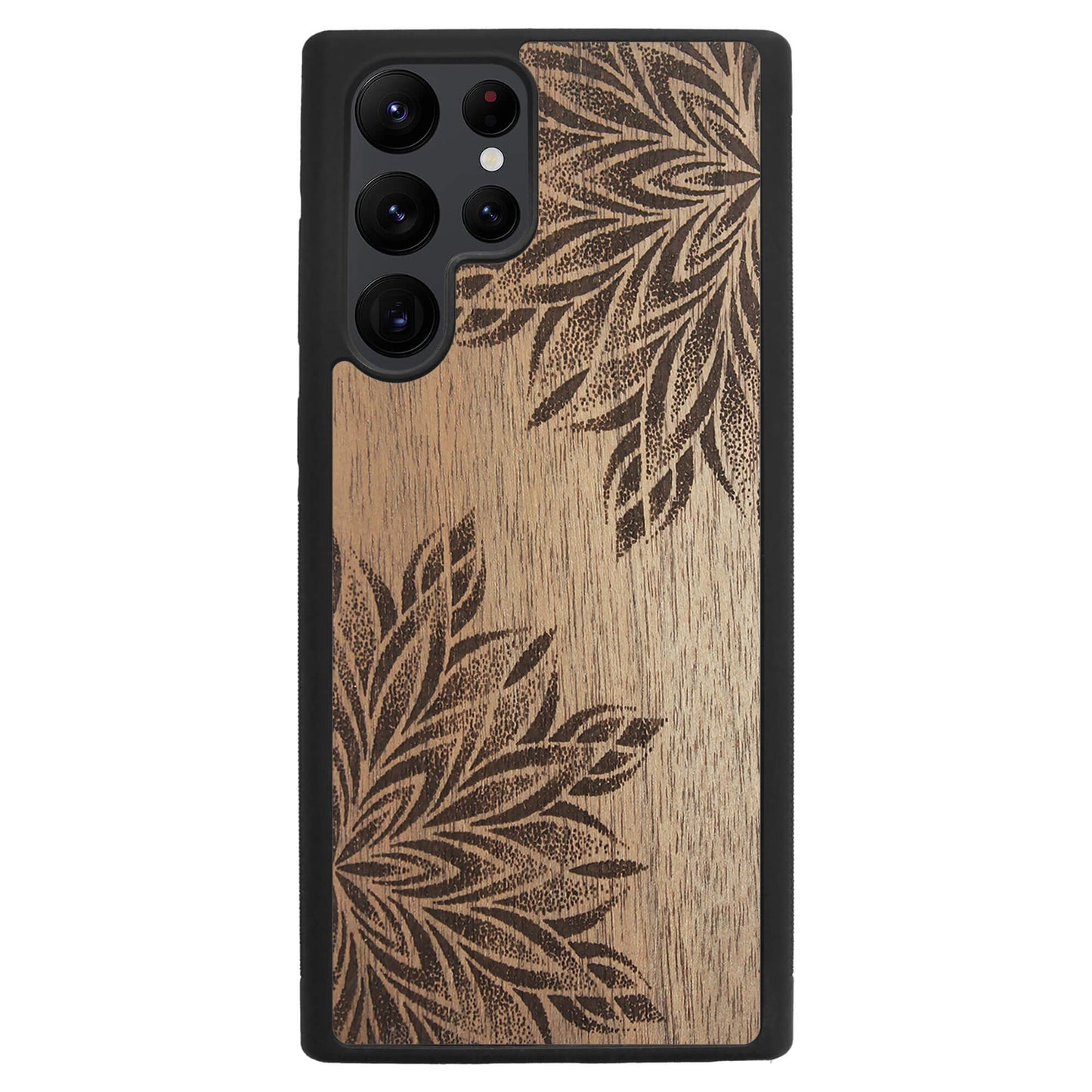 Wooden Case for Samsung Galaxy S22 Ultra Mandala