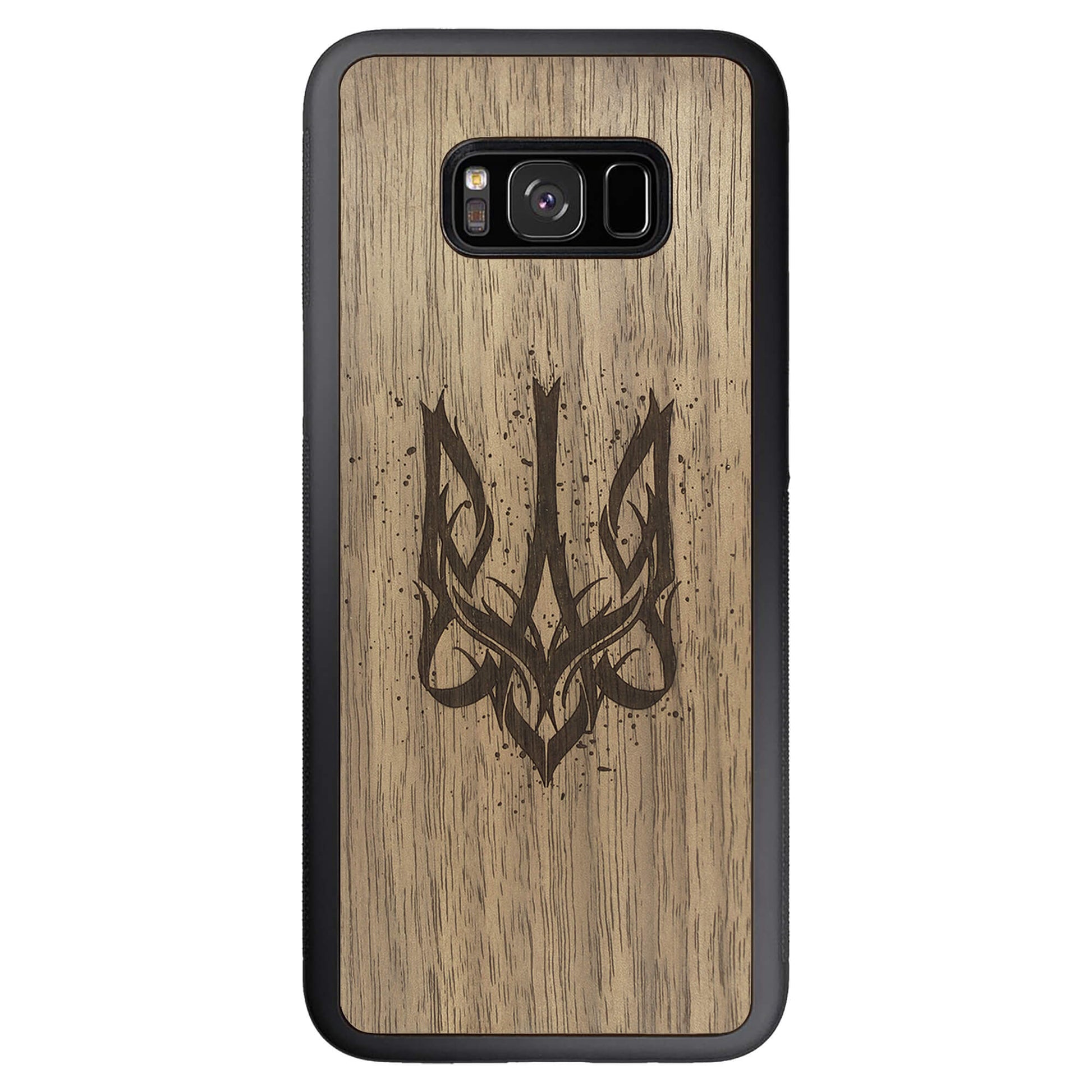 Wooden Case for Samsung Galaxy S8 Plus Ukrainian Trident Trizub