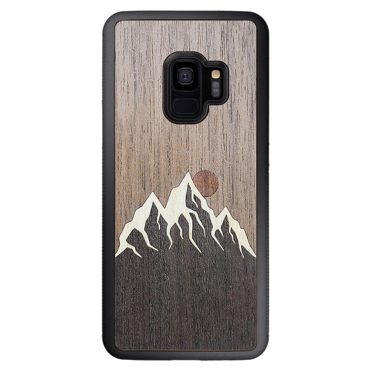 Wooden Case for Samsung Galaxy S9 Mountain