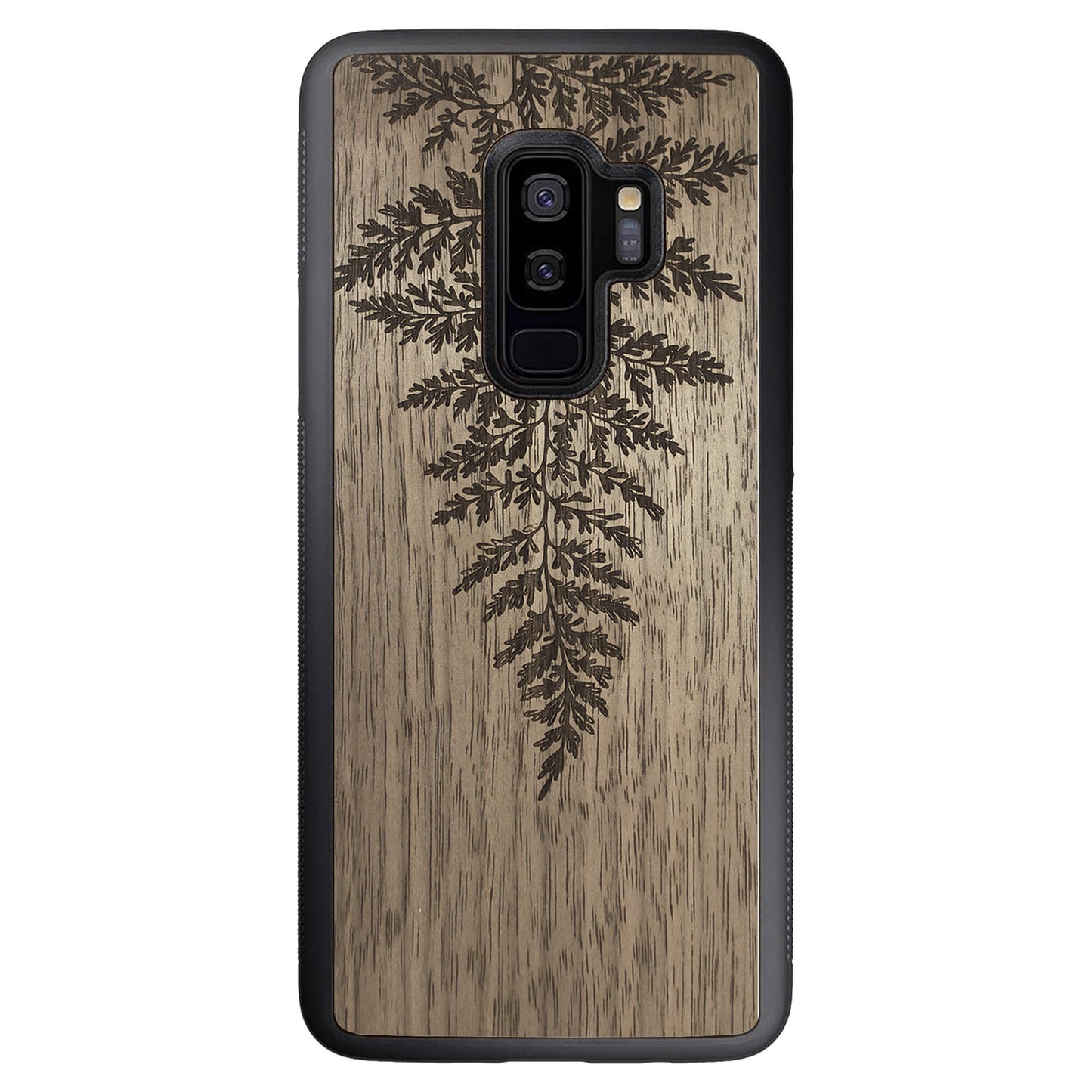 Wooden Case for Samsung Galaxy S9 Plus Fern