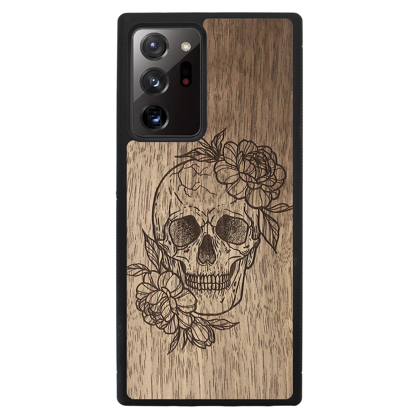 Wooden Case for Samsung Galaxy Note 20 Ultra Skull