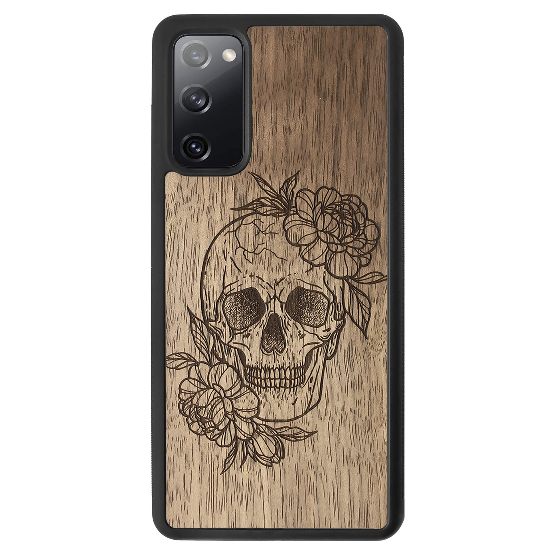 Wooden Case for Samsung Galaxy S20 FE Skull