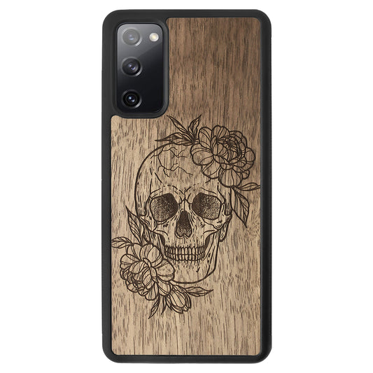 Wooden Case for Samsung Galaxy S20 FE Skull