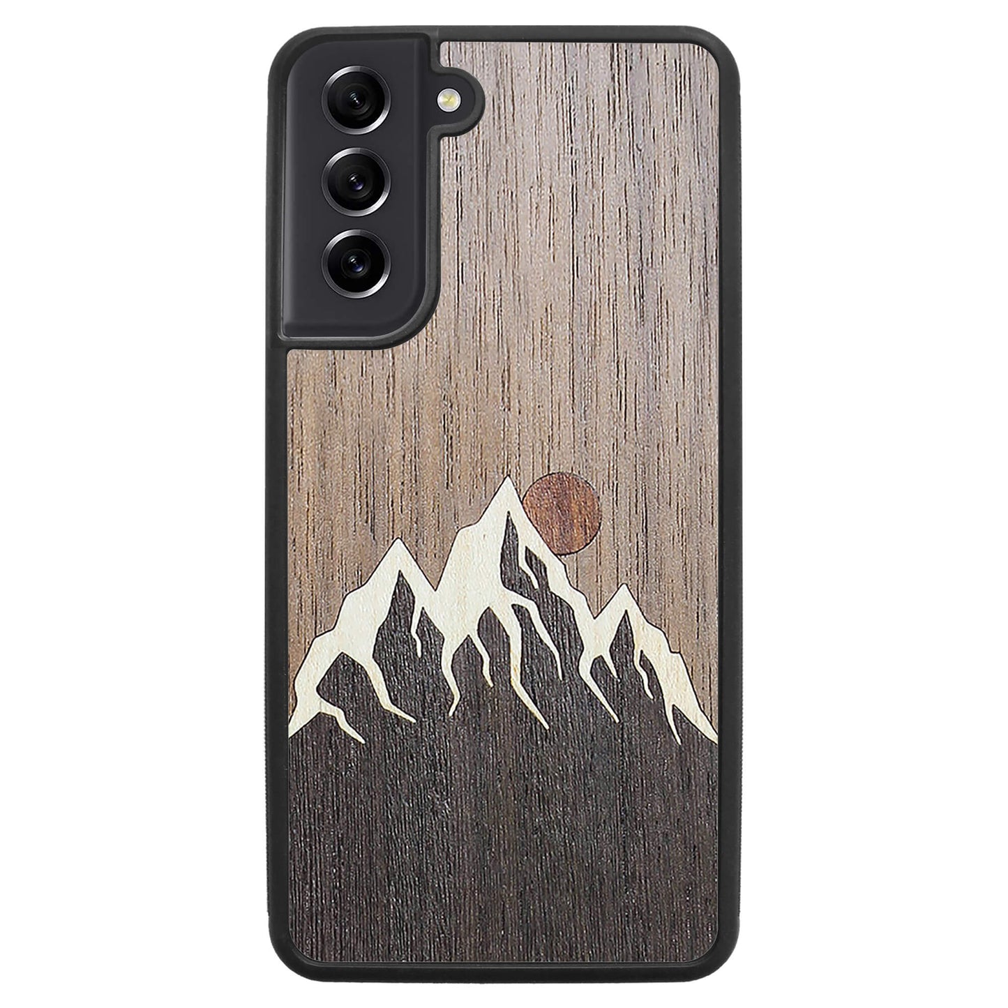 Wooden Case for Samsung Galaxy S21 FE Mountain