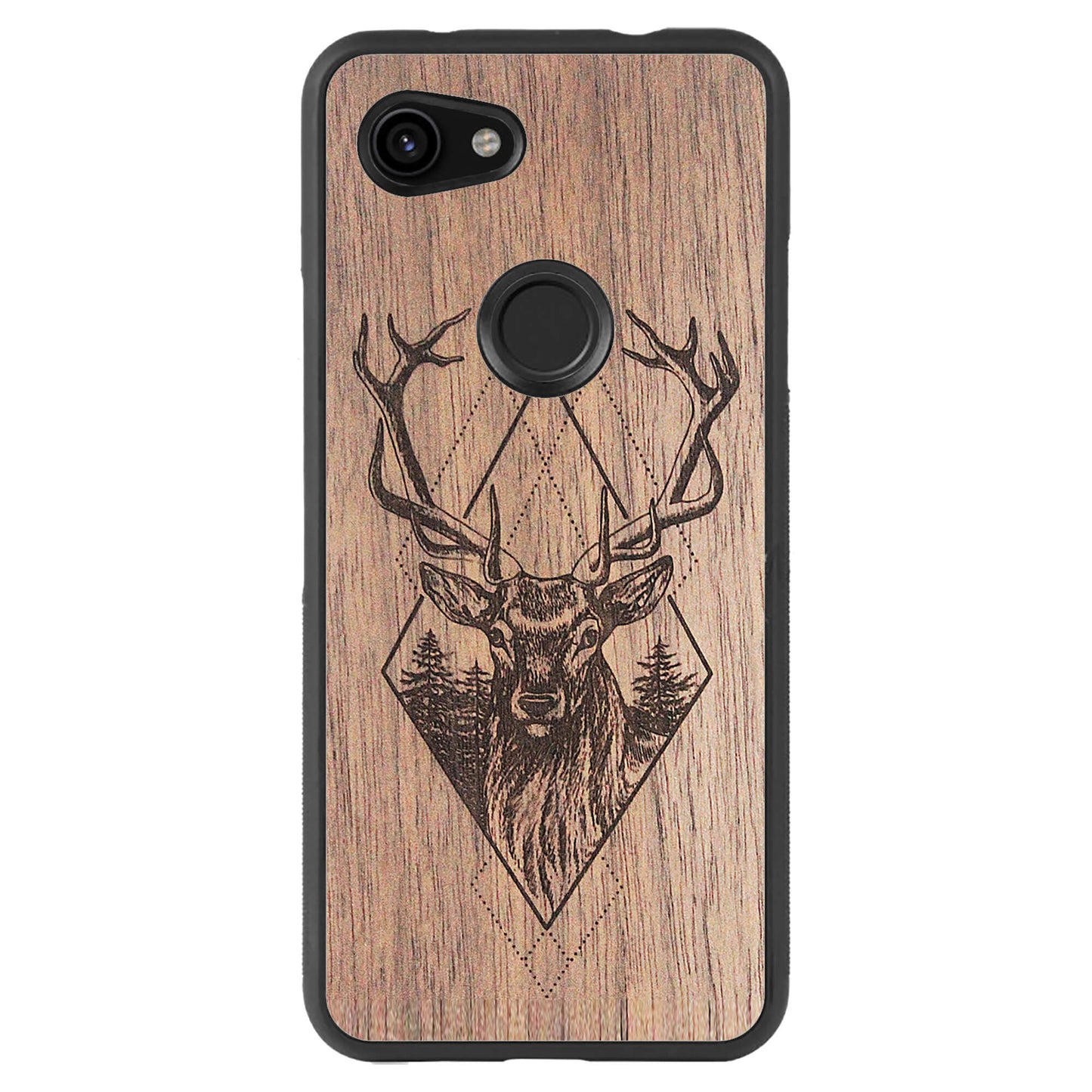Wooden Case for Google Pixel 3A Deer