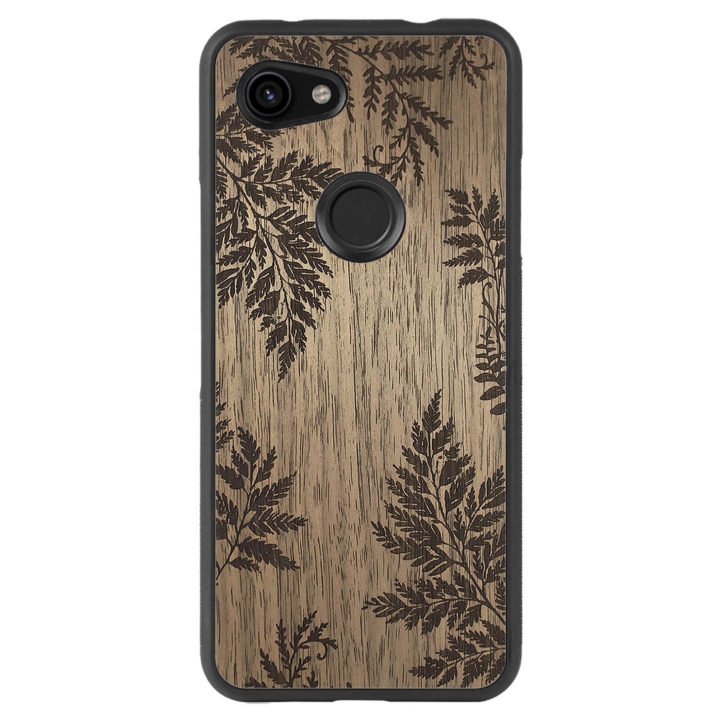 Wooden Case for Google Pixel 3A Botanical Fern