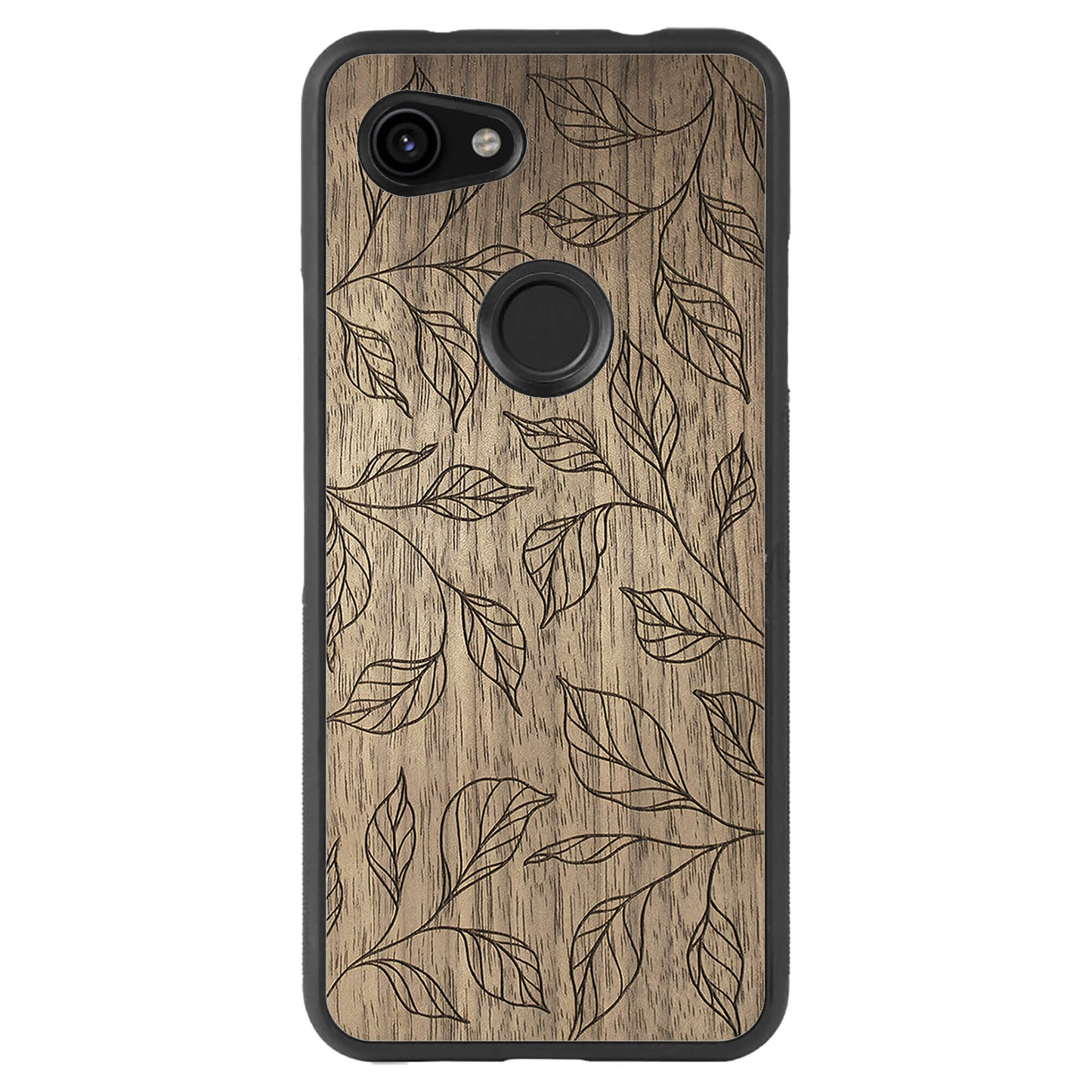 Wooden Case for Google Pixel 3A Botanical Leaves