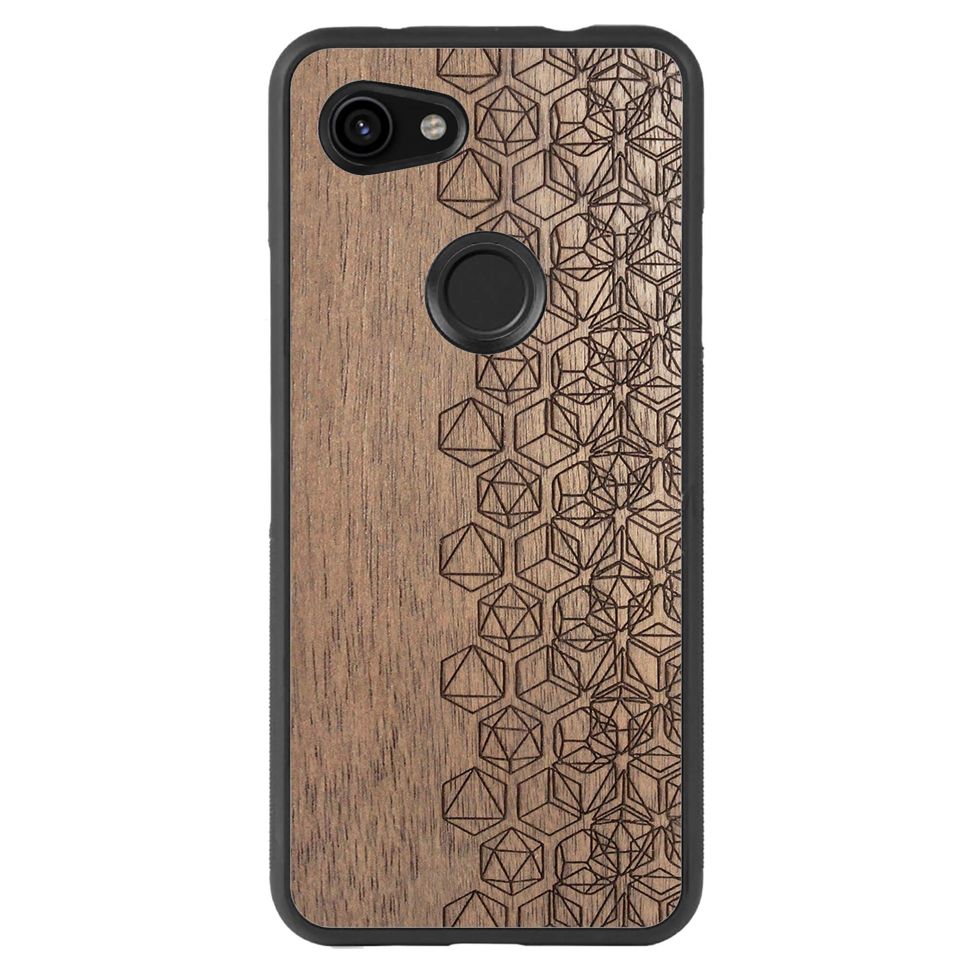 Wooden Case for Google Pixel 3A XL Geometric