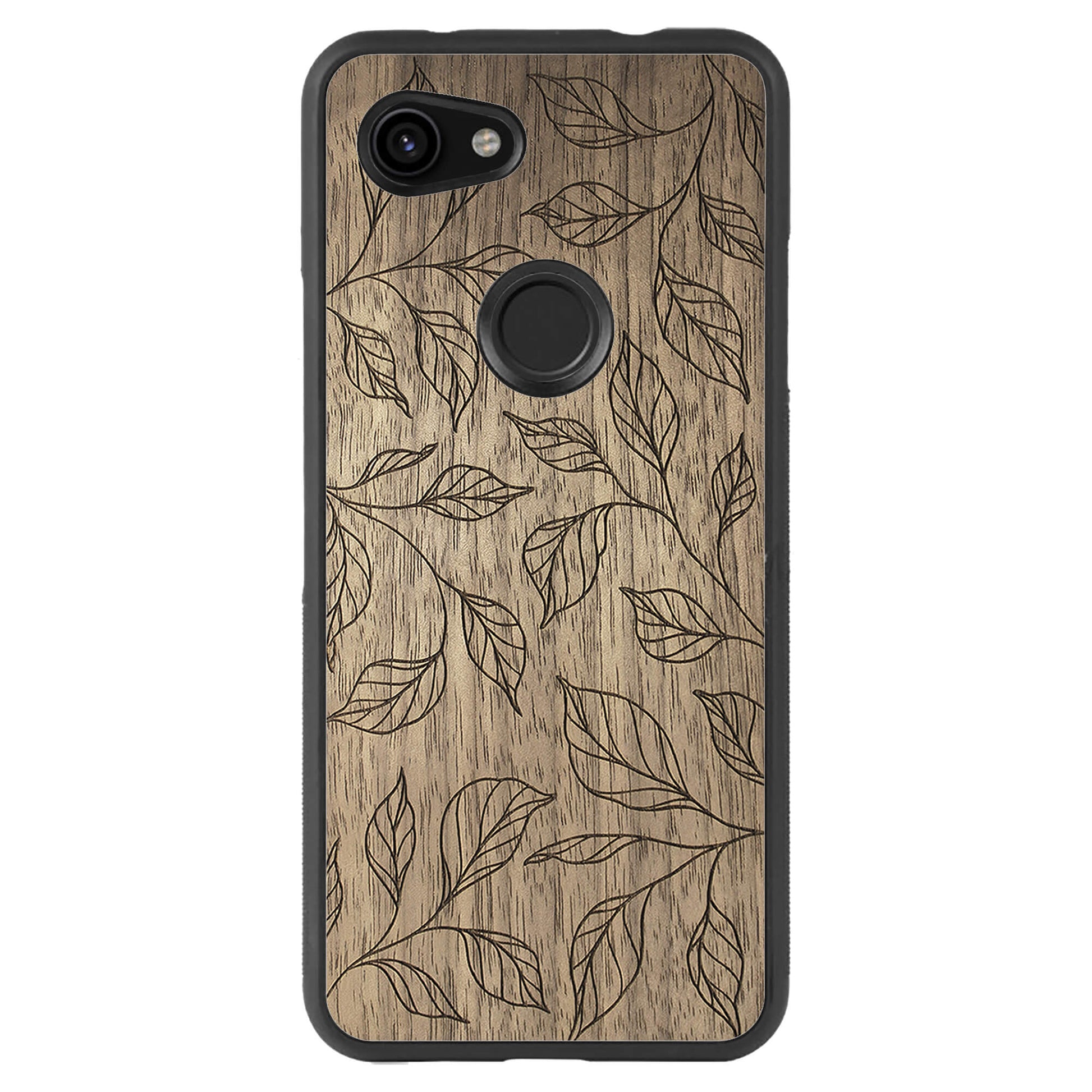 Wooden Case for Google Pixel 3A XL Botanical Leaves