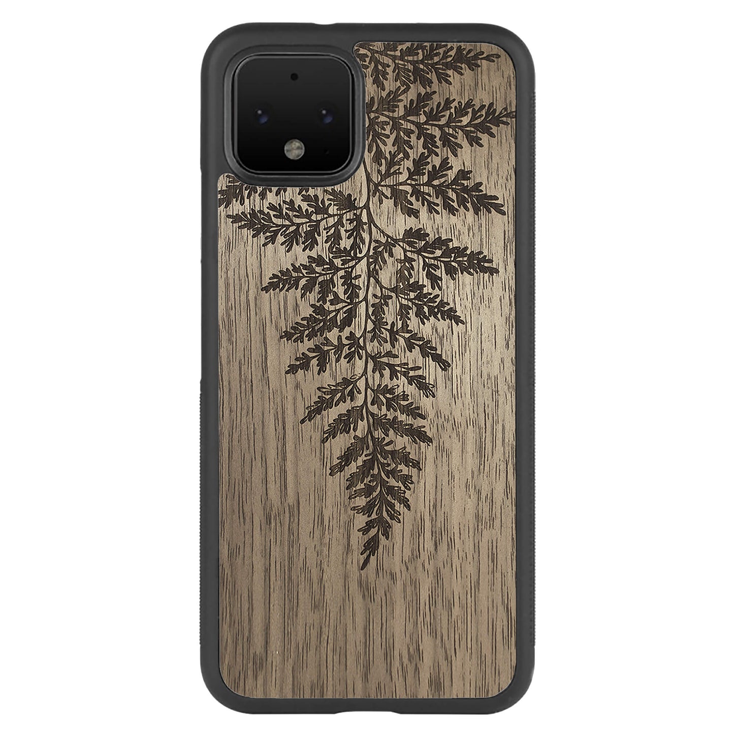 Wooden Case for Google Pixel 4 Fern