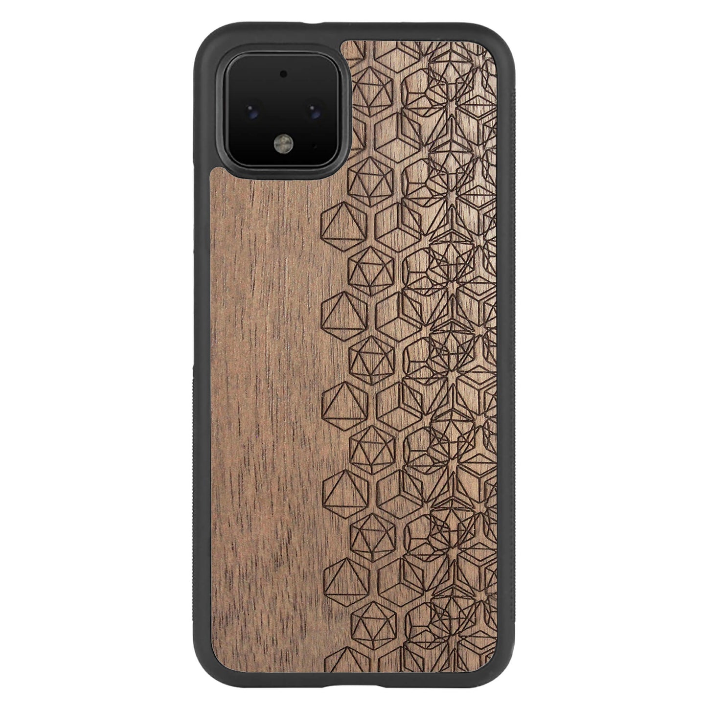 Wooden Case for Google Pixel 4 Geometric