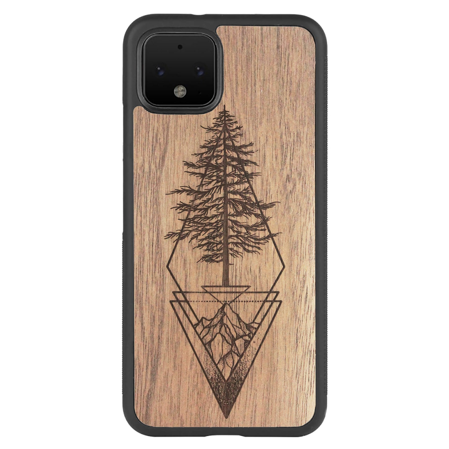 Wooden Case for Google Pixel 4 Picea