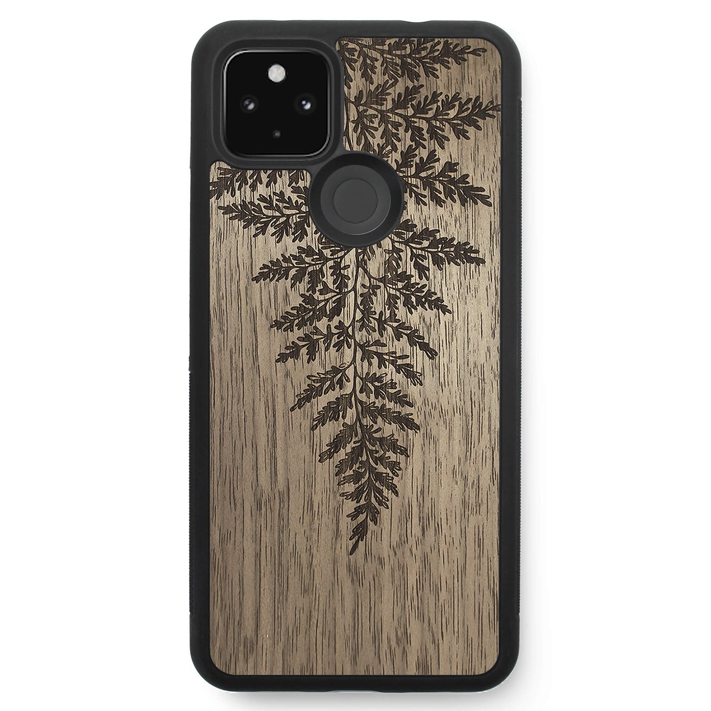 Wooden Case for Google Pixel 4A 5G Fern